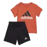 Adidas I BL CO T SET Trainingsanzug Unisex Baby, Bright Red/Black, 912M