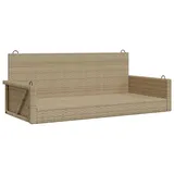 furnicato Hängebank 119 x 56 x 48 cm Beige