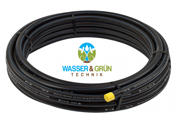 PE Rohr 63 mm,  PE Rohr 75 mm, PE Rohr 90 mm, 10 bar, PE80 / PE100, SDR 17 / SDR 17,6, Schwarz, 100 m/Rolle Typ: PE Rohr (PE-Rohr 63 mm,  PE-Rohr 75 mm, PE- Rohr 90 mm, 10 bar, PE80 / PE100, SDR 17 / SDR 17,6, Schwarz, 100 m/Rolle: 90 x 5,4 mm PE-Rohr 100 m/Rolle 10 bar, PE100, SDR 17, Schwarz/Blau (Schwarz))