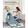 Songmics Picknickdecke hellblau 200 x 200 cm