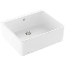 Villeroy & Boch Spülstein 60 X rechts Einbau Keramik weiß Handbetätigung 595 x 500 mm
