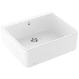 Villeroy & Boch Spülstein 60 X rechts Einbau Keramik weiß Handbetätigung 595 x 500 mm