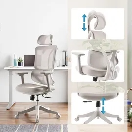 MyBuero Ergomy Colore 3D Netzstoff Beige