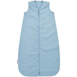 Meyco Studio Schlafsack Leinen Jeans Blue 70cm, Blau