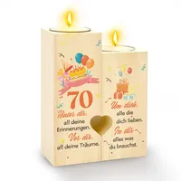 Geschenk zum 70 Geburtstag Mann,Kerze 70 Geburtstag Deko,Geschenke für 70 Jährige Frauen,Geschenk 70 Geburtstags Mann Frau,Geschenke zum 70 Geburtstags Frau