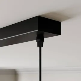 LINDBY Arina 12-flg. 12 cm schwarz/holz