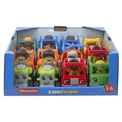 FISHER-PRICE HPX84 Little People Kleine Fahrzeuge, sortiert