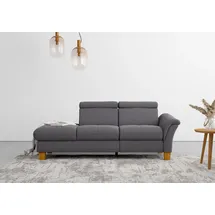 Home Affaire Recamiere HOME AFFAIRE "Lindgren", braun (espresso), B:206cm H:84cm T:93cm, 100% Polyester, Sofas, Recamiere, wahlweise motorische TV-Funktion, Bettkasten und Kopfteilverstellung