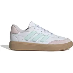 ADIDAS Kinder Freizeitschuhe Courtblock, FTWWHT/HALMIN/ALMPNK, 36