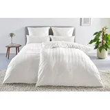 LeGer Home by Lena Gercke Bettwäsche »Leonore« 2 Stk., tlg. Mako-Satin, Streifen aus 100% Baumwolle, Größe ab 135x200 cm 48628349-0 creme 1 Stk.,