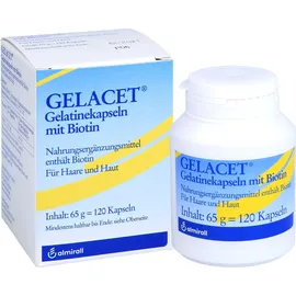 ALMIRALL HERMAL GMBH Gelacet Gelatinekapseln mit Biotin 120 St.