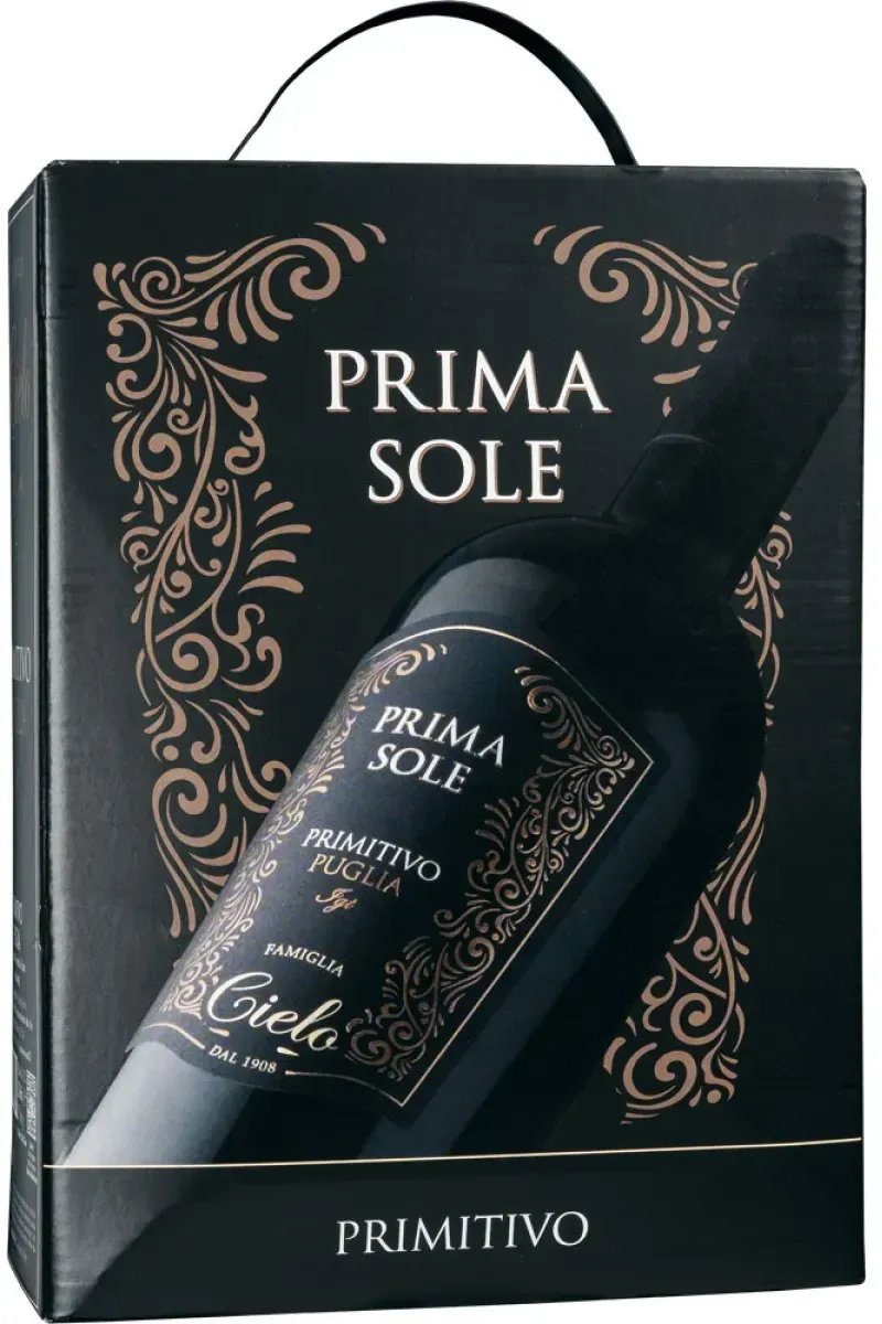 Cielo Primasole Primitivo di Puglia Rotwein trocken Bag in Box 3 l