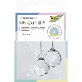 Folia Sonnenfänger 2er Set Glas Ø 3 cm inkl. 8 m Goldgarn