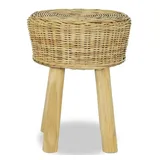 vidaXL Barhocker Natur Rattan