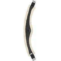 Waldhausen Mond Langgurt mit Teddyfell 130 cm Schwarz/Natur