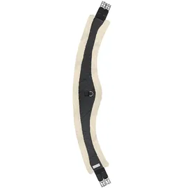 Waldhausen Mond Langgurt mit Teddyfell 130 cm Schwarz/Natur
