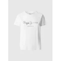 Pepe Jeans Leticia Kurzarm-T-Shirt White L