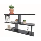 Andere Wandregal 2 Versionen Schwarz