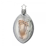INGE-GLAS Babys Fußabdruck 9 cm