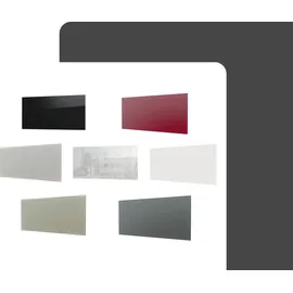 Fenix Infrarotheizung ECOSUN Glasheizung 600W 118,5 x 58,5 x 3,9cm), Weinrot