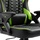 kraken chairs Gaming Stuhl Ergonomischer Gaming Sessel, Bürostuhl Höhenverstellbar Drehstuhl, Gamer Stuhl Verstellbare Armlehne Lendenkissen Schwarz/Grün