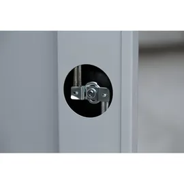 Lüllmann Flügeltürenschrank Aktenschrank 100 x 80 x 100 cm weiß