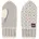 Mitten grau L