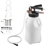 SucceBuy Getriebeölpumpe 8 L, Pneumatische Transferpumpe mit 15 ATF-Adaptern, Öl-Einfüllgerät mit robustem HDPE-Tank, Ölabsaugpumpe, Öleinfü...