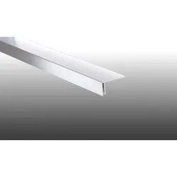 40 x 6000 mm Abdeckprofil aus Kunststoff für Lüftungsprofile in Grau – ideale Abdeckleiste – perfektes Kunststoffprofil für Fassadenverkleidungen