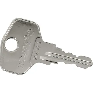 HOPPE Fenstergriffschlüssel gleichschließend H001 Eisen, vernickelt
