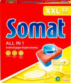 Geschirrspültabs All-in-1 Tabs XXL 63 ST SOMAT 522415 Multi-Aktiv