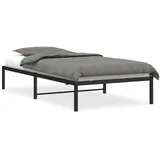 vidaXL Bettgestell Metall Schwarz 100x200 cm