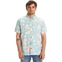 QUIKSILVER Safe Paradise Kurzarmhemd - Aquifer Handtman - XS