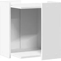 vidaXL Katzenklo Weiß 42x42x51 cm Holzwerkstoff