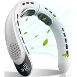 Wiederaufladbarer Nackenventilator Von Vtizikl Mit Led-anzeige Und 4000-mah-akku, 3 Geschwindigkeitsstufen, Usb-c-ladeanschluss, Tragbar Für Reisen