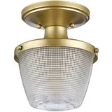 Elstead Lighting Dublin 1 E27 Lackiertes Naturmessing IP44