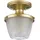 Elstead Lighting Dublin 1 E27 Lackiertes Naturmessing IP44