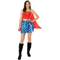 Rubie's DC Justice League Wonder Woman Erwachsenenkostüm, Superhelden-Kostüm, Größe M, EU 40-42, Halloween