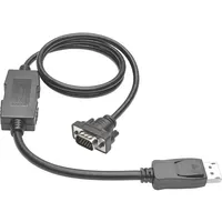 Tripp Lite P581-003-VGA-V2 DisplayPort 1.2-auf-VGA-Adapterkabel, DP mit Verriegelungen auf HD15 (Stecker/Stecker), 0,9 m.