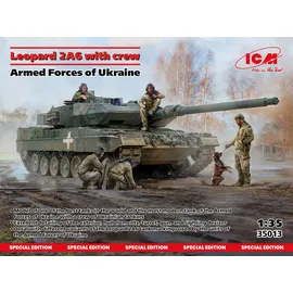 ICM 35013 Leopard 2A6 of the Armed Forces of Ukraine with crew