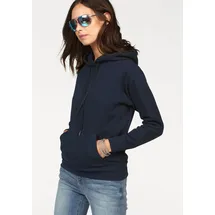FRUIT OF THE LOOM Kapuzensweatshirt Classic hooded Sweat Lady-Fit Marine XL