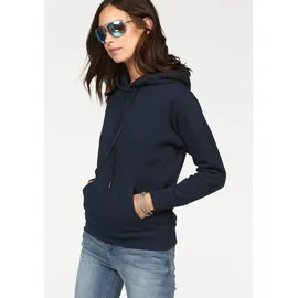 FRUIT OF THE LOOM Kapuzensweatshirt Classic hooded Sweat Lady-Fit Marine XL