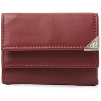 Portemonnaie Herren klein | Portemonnaie Herren Leder | Brieftasche Herren | Brieftasche Herren | Sehr kompaktes Portemonnaie Herren | Geeignet als... - Rot