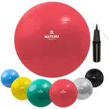 Matchu Sports Gymnastikball Rot 55 cm