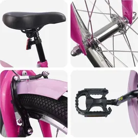 vidaXL Kinderfahrrad 18 Zoll rosa