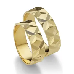 Trauring FIRETTI "Schmuck Geschenk Gold 375 Hochzeit Ehering "LIEBE"" Gr. 52, gold (gelbgoldfarben), Fingerringe, 52, Gelbgold 375, 3,5mm, Made in Germany