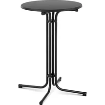 Royal Catering Stehtisch Bistro Tisch Bartisch, Gastro rund Ø 70 cm schwarz