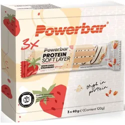 Powerbar Protein Soft Layer Bar Multipack 10x(3x40g) White Chocolate Strawberry 1 KG