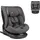 KIKKABOO i-Size Kindersitz i-Hike (40-150 cm) Isofix, 360° drehbar, verstellbar grau - Grau/Schwarz