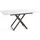 WFL GROUP Axen Weiß Marmor 120-160 x 80 x 38-75 cm